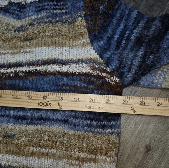 COCO + CARMEN Striped Knit Long Cardigan, Size S/M, NWT - Picture 7 of 9